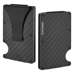 Minimalist Aluminum Metal Credit Card Holder for Men and Women with Gift Box